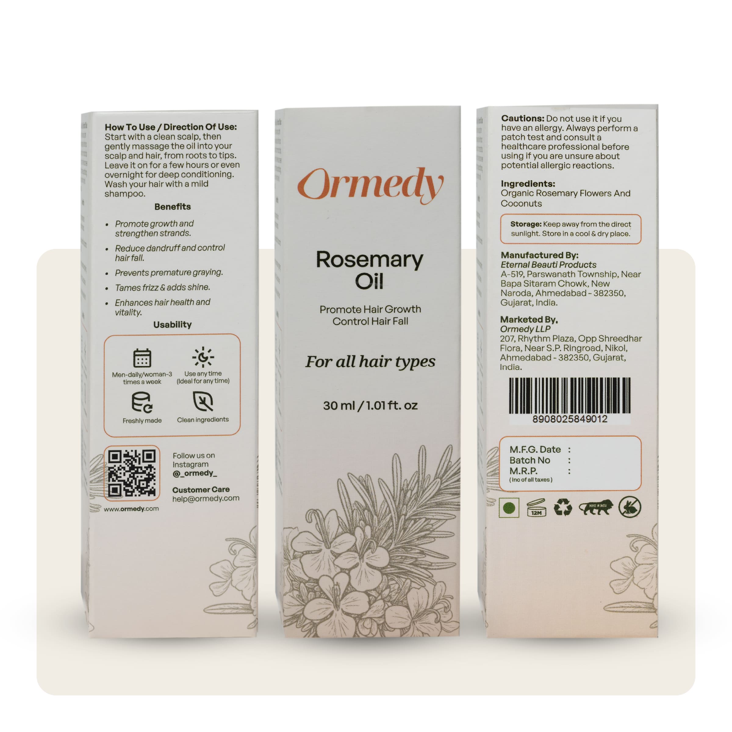Rosemary Pure Essence Oil